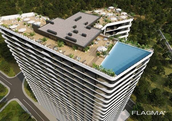 Студия с видом на море в Батуми