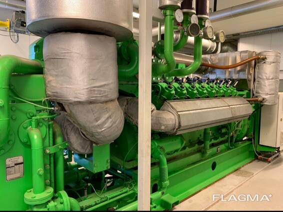 Б/У газовый двигатель Jenbacher 620, 2800 Квт, 2001 г.