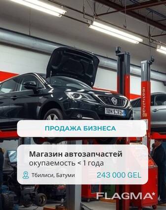Действующий бизнес - магазин автозапчастей