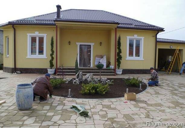 Дом из блока 9х9 два этажа 162м2