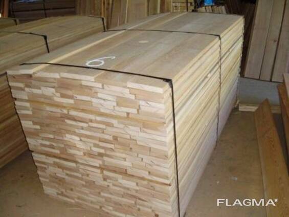 Доска дубовая сухая обрезная, необрезная