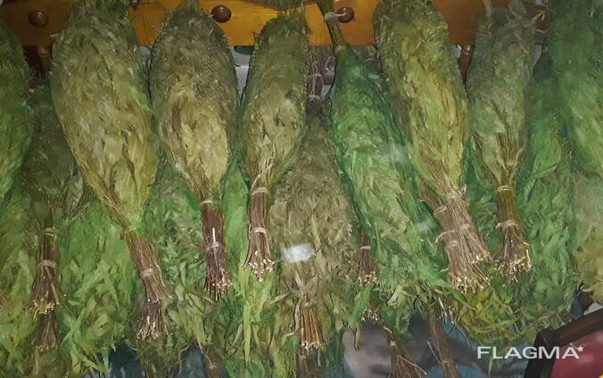 Эвкалиптовые веники в упаковке из Грузии