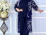 ქალთა მსუბუქი საზაფხულ women's lightweight summer suit with trousers - фото 2