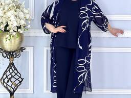 ქალთა მსუბუქი საზაფხულ women's lightweight summer suit with trousers