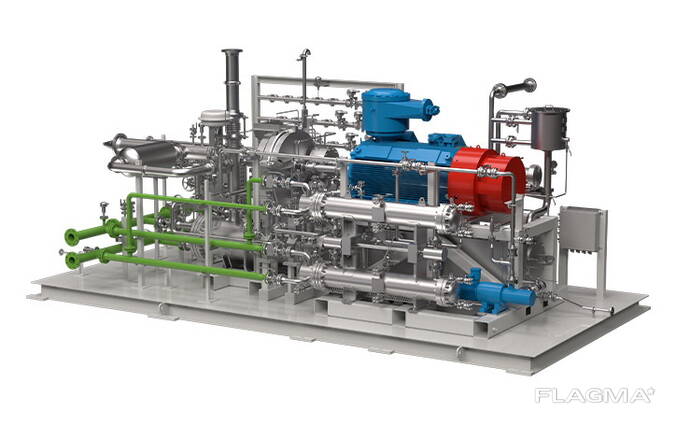 Компрессор для подачи легковоспламеняющихся и взрывоопасных/агрессивных газов.
