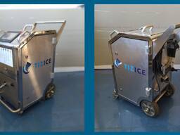 კრიობლასტერი მშრალი ყინულით გასაწმენდად. მშრალი ყინულის აფეთქების მოწყობილობა