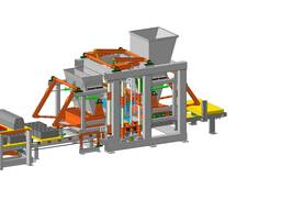 Линия формования и распалубки на базе Вибропресса Пульсар 7