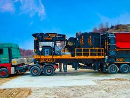 Мобильная первичная щековая дробилка - mjk-110