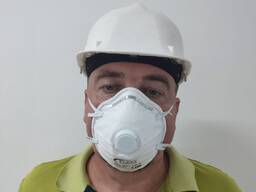 ფილტრაციის ნახევარი ნიღბები (ჭიქის ფორმის) N95