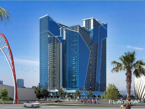Продается студия 29 кв. м в черном каркасе в жк Calligraphy Towers. Цена продажи 31000$