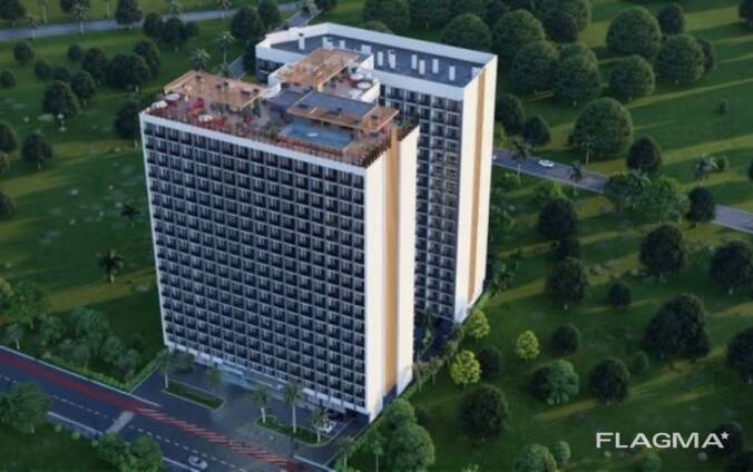 Продаётся студия 29.5 кв. м в жк Casa di Batumi за 44000$ в районе нового бульвара.