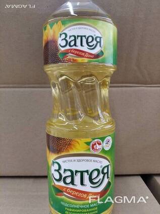 Подсолнечное масло рафинированное высший сорт , упаковка - 1л. и 5л.