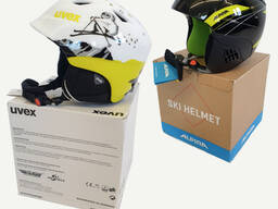Спортивные шлемы топ-брендов, микс (горнолыжные, сноубордические, велосипедные)