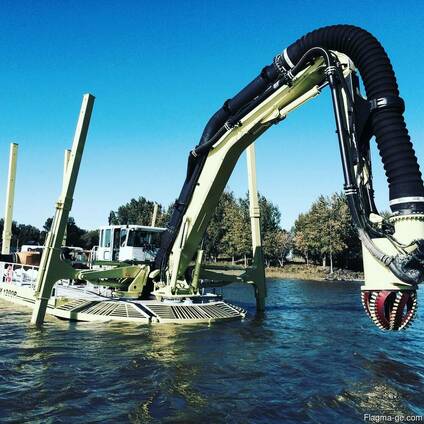 Земснаряды из Канады Амфибекс АЕ1000 Р.